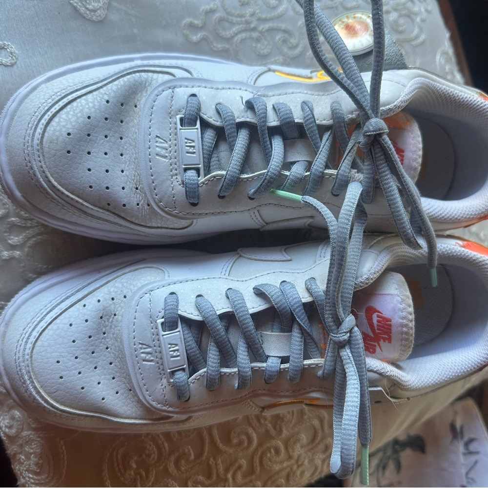 Nike authentic “be kind” Air Force ones